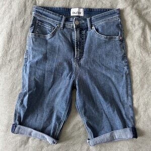 DUER Women’s Denim Bike Shorts